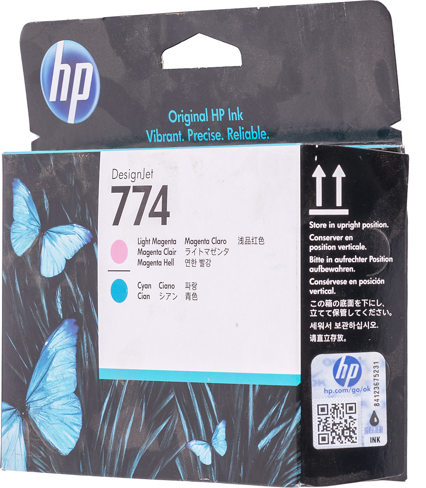 Картридж струйный HP 774 P2V98A светло-пурпурный/светло-голубой (775мл) для HP DJ Z6810