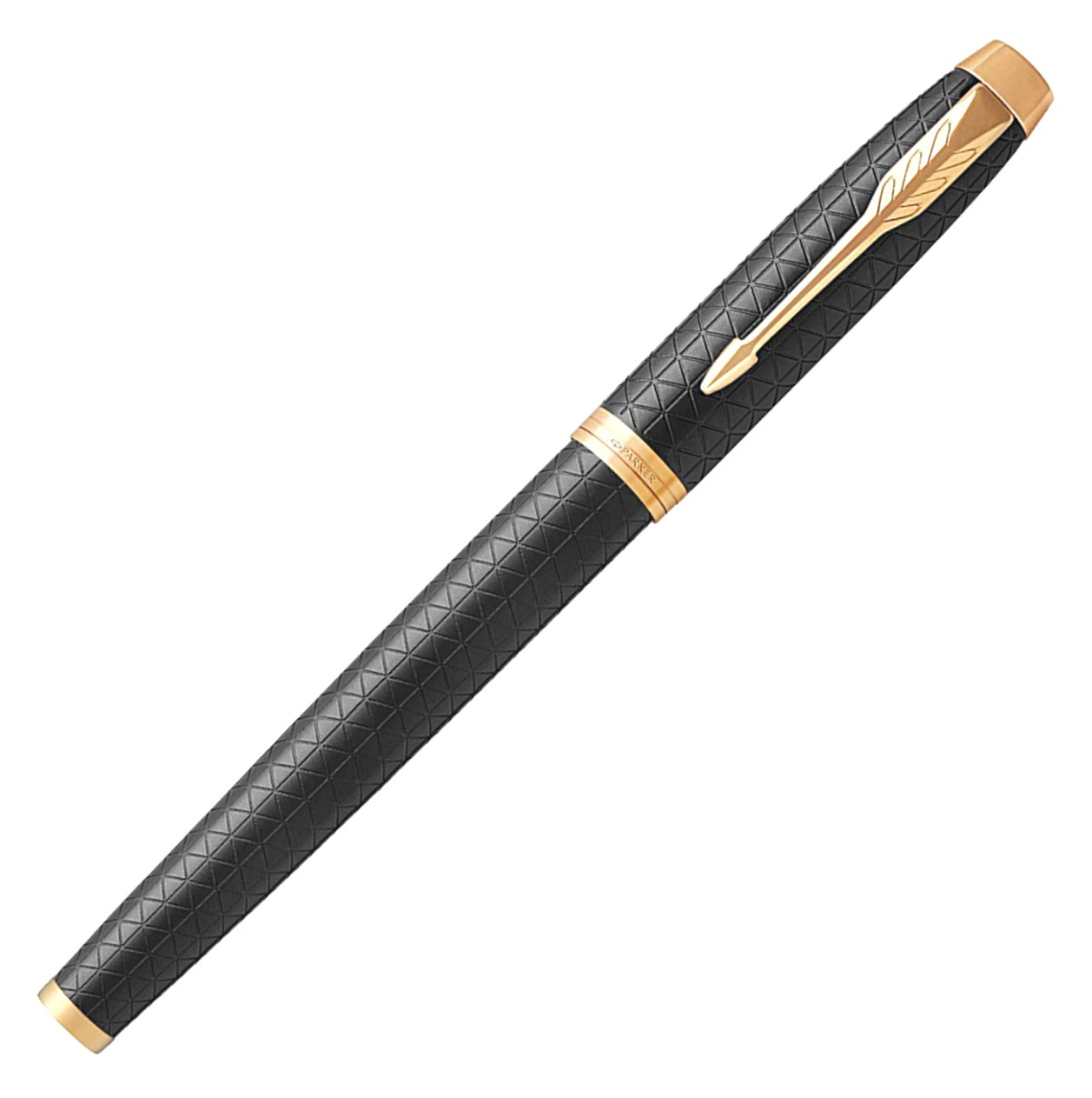 Ручка роллер Parker IM Premium T323 (1931660) Black GT F черн. черн. подар.кор.