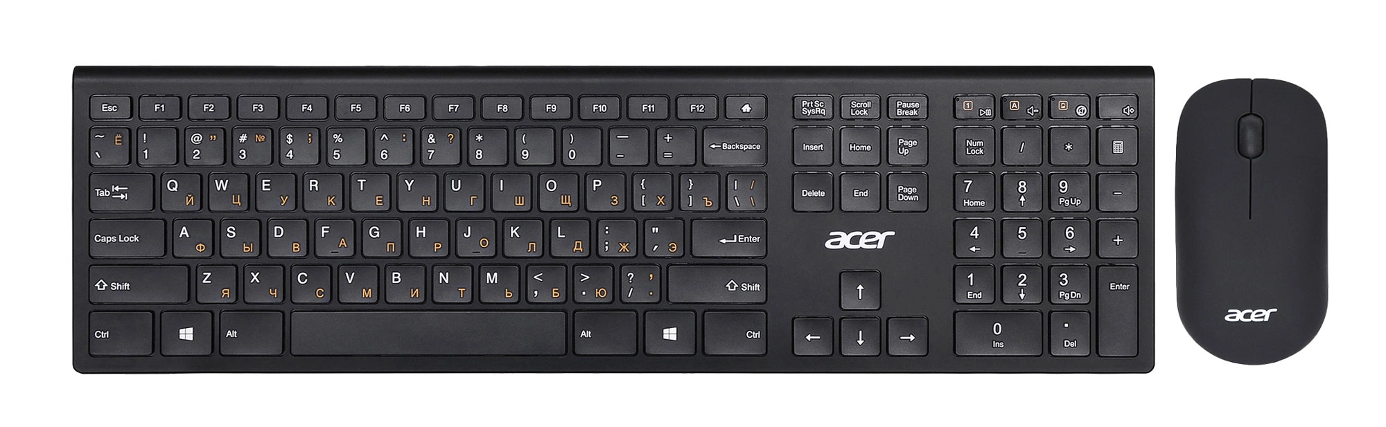 Клавиатура + мышь Acer OKR030 клав:черный мышь:черный USB беспроводная slim Multimedia (ZL.KBDEE.005) Клавиатура + мышь Acer OKR030 клав:черный мышь:черный USB беспроводная slim Multimedia (ZL.KBDEE.005)