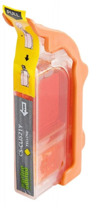 Картридж струйный Cactus CS-CLI521Y желтый (9мл) для Canon Pixma MP540/MP550/MP620/MP630/MP640/MP660/MP980/MP990/iP3600/iP4600/iP4700/MX860 с чипом