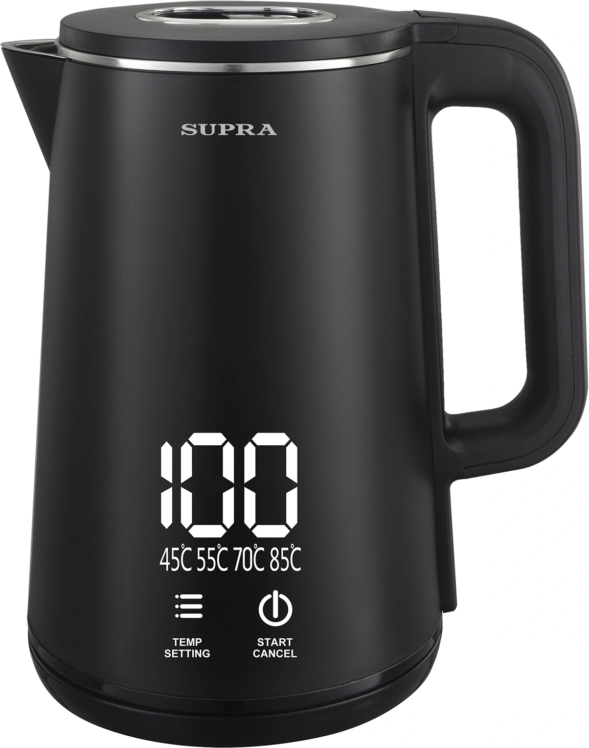 Чайник электрический Supra KES-1888DP 2л. 2200Вт черный корпус: пластик
