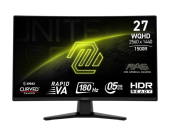 Монитор MSI 27" Mag MAG 274QF черный IPS LED 16:9 HDMI полуматовая 1000:1 250cd 178гр/178гр 2560x1440 180Hz DP Quad 2K (1440p) 6.05кг
