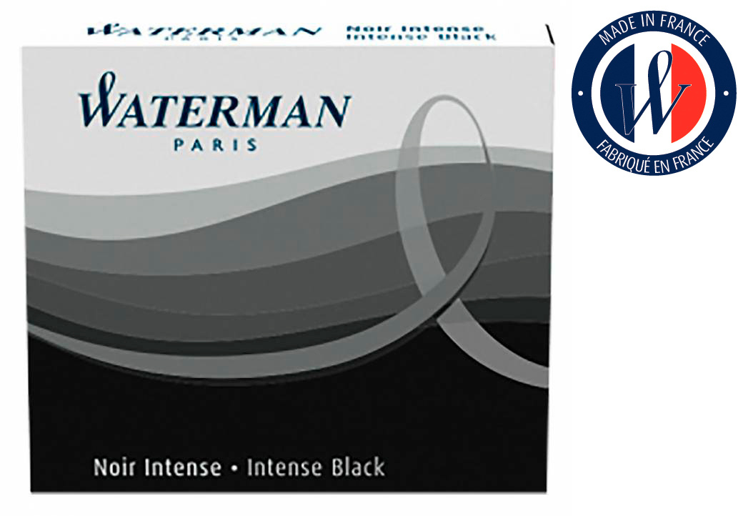 Картридж Waterman International 52011 (S0110940) черные чернила для ручек перьевых (6шт)