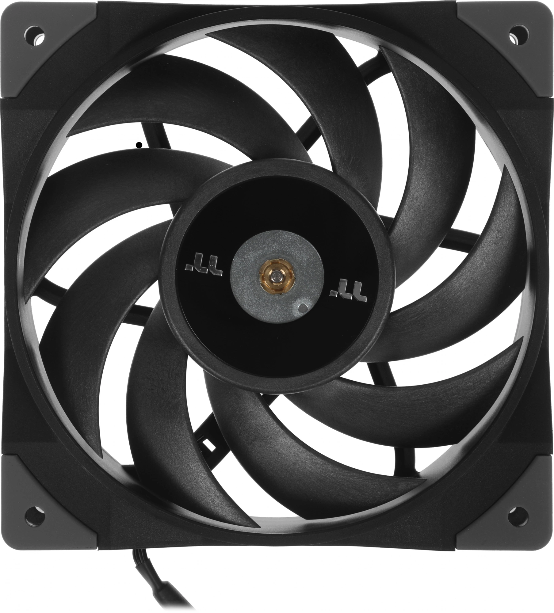 Вентилятор для корпуса Thermaltake Toughfan 12 120х120x25 черный 4-pin 22.3дБ (CL-F117-PL12BL-A) Ret