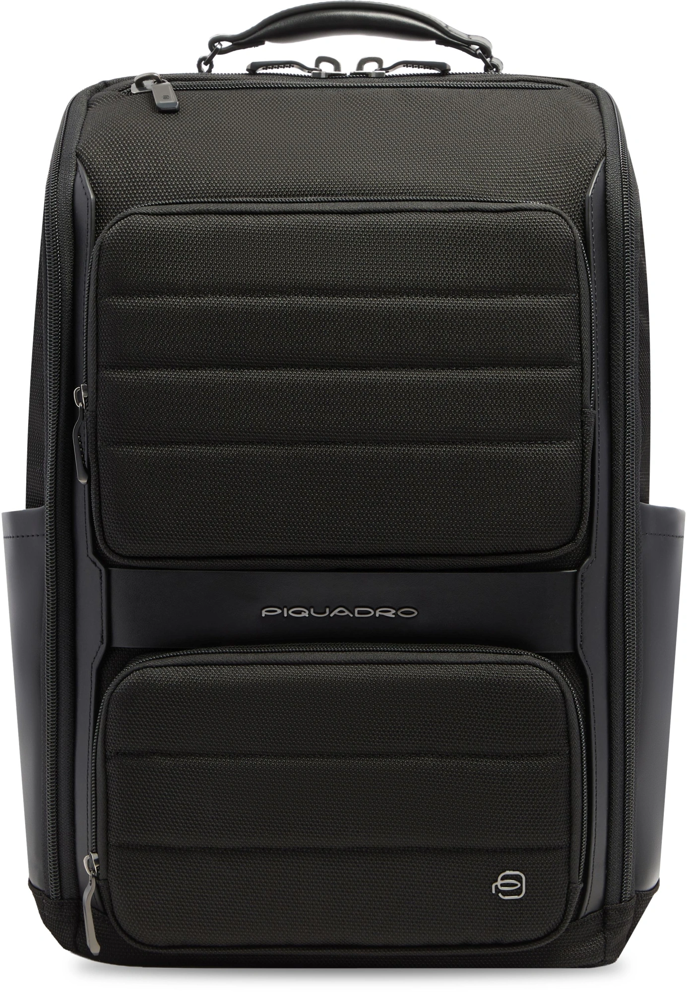 Рюкзак мужской Piquadro Oberon CA7279W150/N черный нейлон/натур.кожа