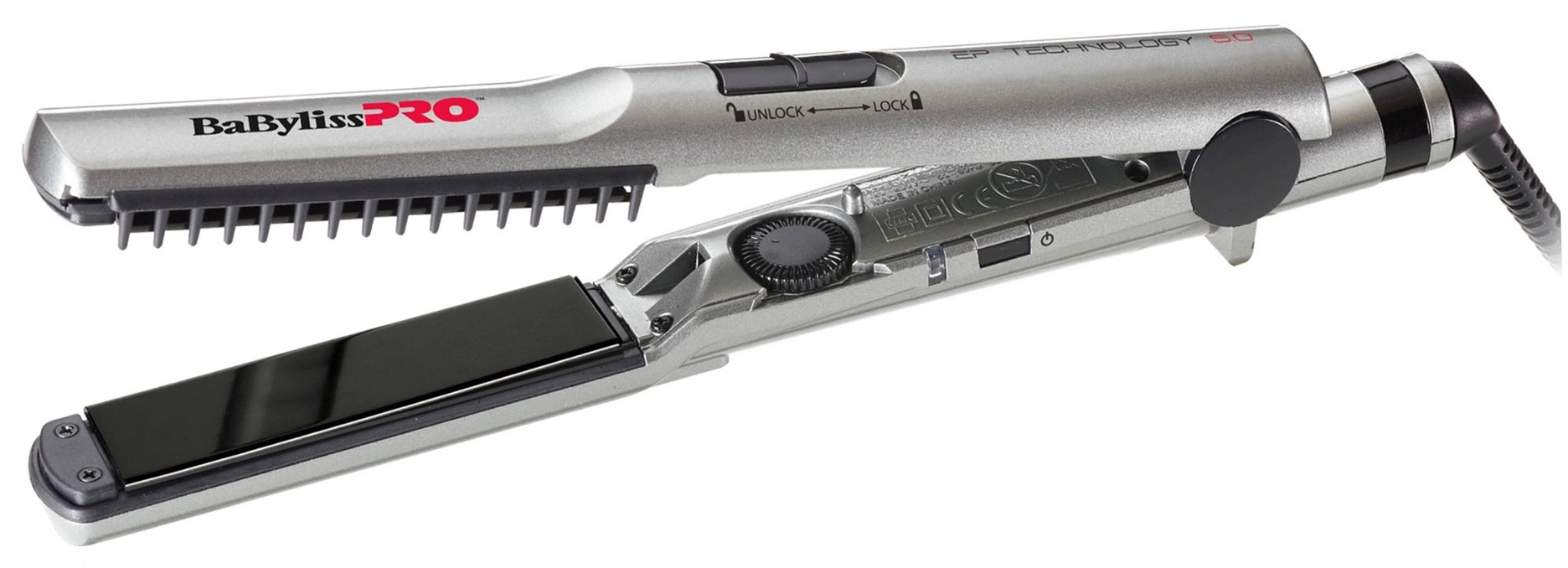 Выпрямитель Babyliss Pro BAB2670EPE 38Вт серебристый макс.темп.:230С покрытие:гальваническое
