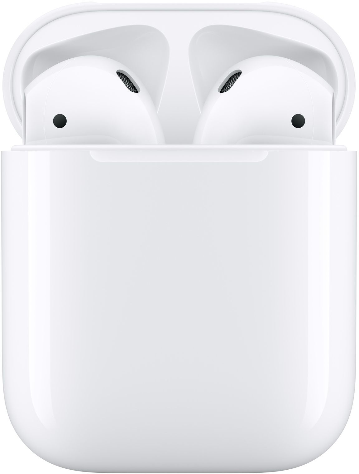 Гарнитура вкладыши Apple AirPods 2 A2032,A2031,A1602 белый беспроводные bluetooth в ушной раковине (MV7N2AM/A)
