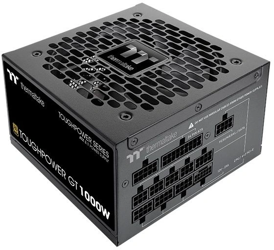 Блок питания Thermaltake ATX 1000W Toughpower GT Gen.5 80+ gold (20+4pin) APFC 120mm fan 6xSATA Cab Manag RTL
