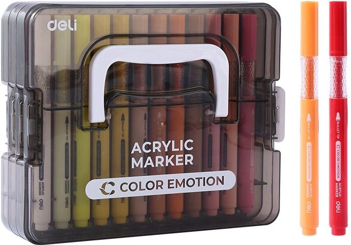 Набор маркеров Deli EC194-36 Color Emotion круг. пулевидный пиш. наконечник 36цв. (36шт.) пластиковая коробка