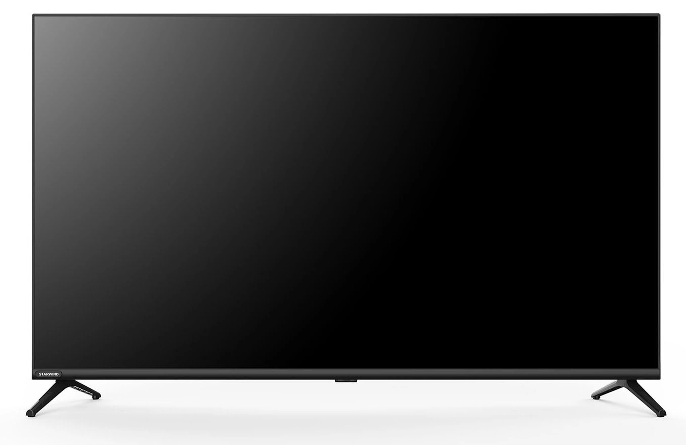 Телевизор LED Starwind 43" SW-LED43UG405 Яндекс.ТВ Frameless черный 4K Ultra HD 60Hz DVB-T DVB-T2 DVB-C DVB-S DVB-S2 USB WiFi Smart TV