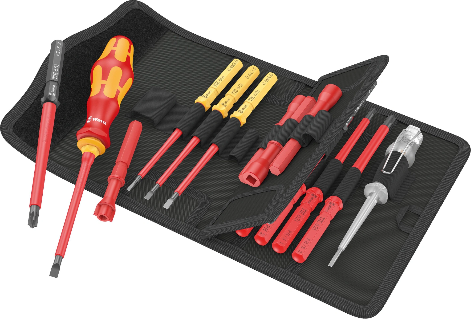 Отвертка Wera Kraftform Kompakt VDE 18 Universal 1 Tool Finder в компл.:18 предметов (WE-006613)