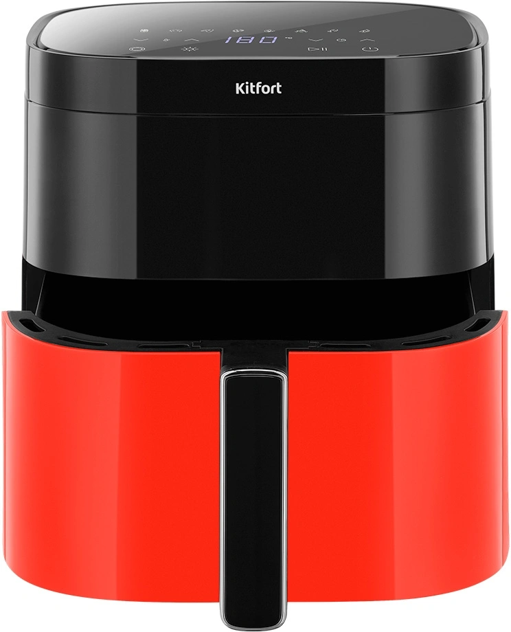 Аэрогриль Kitfort КТ-2291 5.7л 1700Вт красный/черный