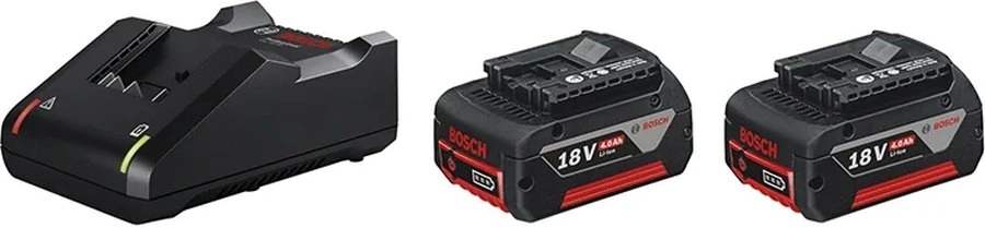 Батарея аккумуляторная Bosch GBA 18В 4Ач Li-Ion (З/У в компл.) (1600A019S0)