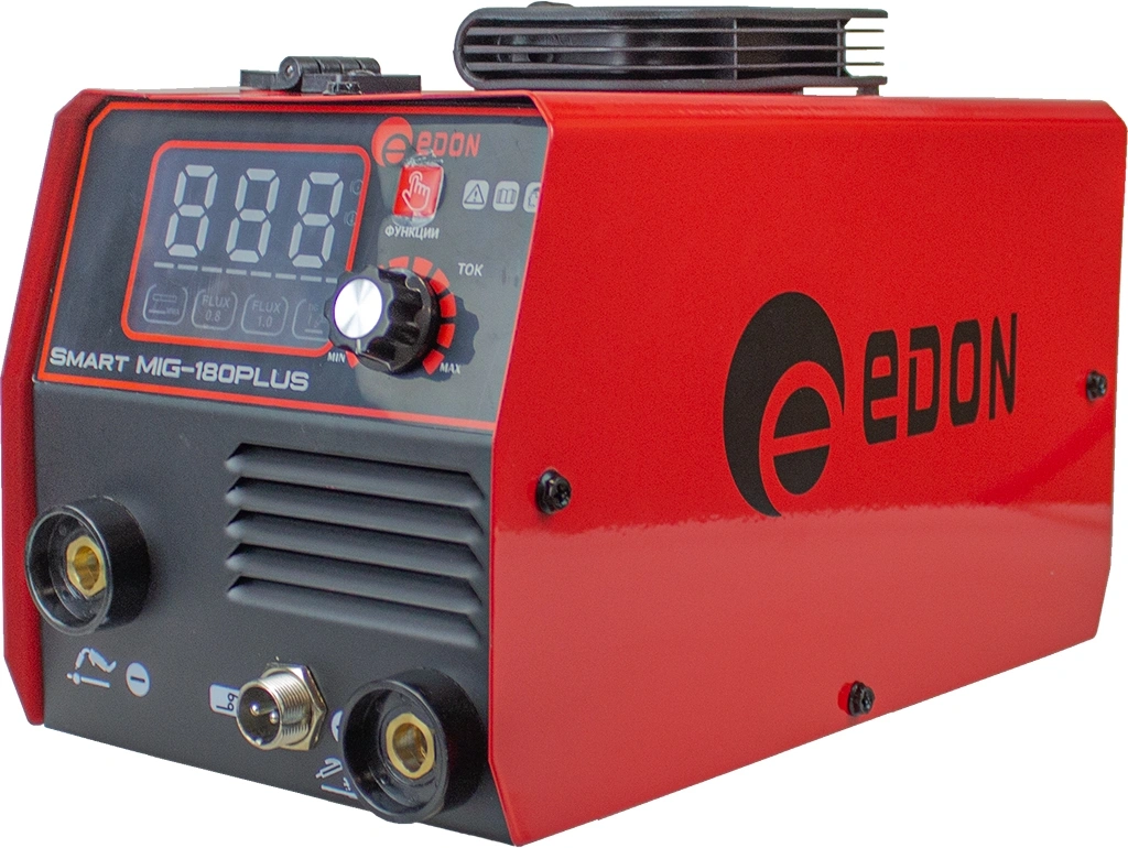 Сварочный аппарат Edon Smart MIG-180PLUS инвертор ММА DC/MIG-MAG/FCAW 7.9кВт