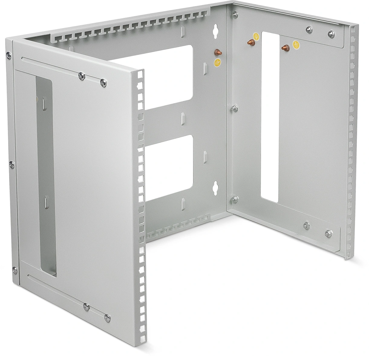 Кронштейн телекоммуникационный Cabeus NC-9U настен. регул.глуб. 9U 19" 450мм нагр.:15кг серый