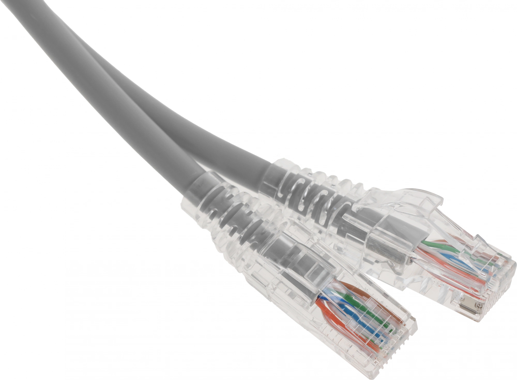 Патч-корд WRline WR-PC-RJ45-UTP-5E-2-GY UTP RJ-45 вил.-вилка RJ-45 кат.5E 2м серый LSZH (уп.:1шт)