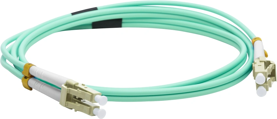 Патч-корд Lanmaster LAN-2LC-2LC/OM2-1.0 1x50/125 OM2 LC дуплекс-LC дуплекс 1м LSZH голубой