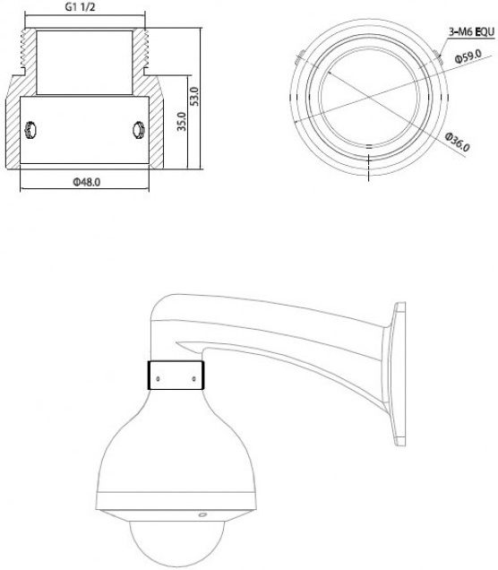 Адаптер Dahua DH-PFA110