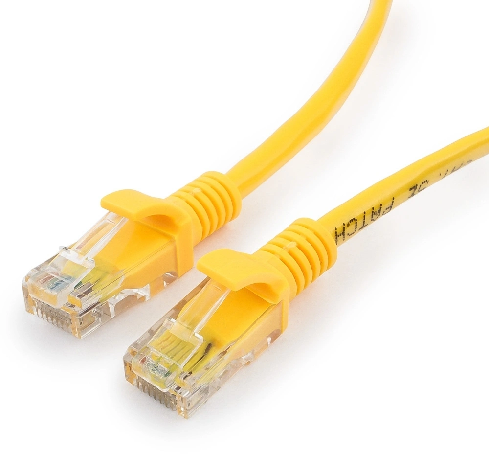 Патч-корд Premier PP10-3M/Y 1Гбит/с UTP 4 пары cat.5E 0.02мм Cu molded 3м желтый RJ-45 (m)-RJ-45 (m)
