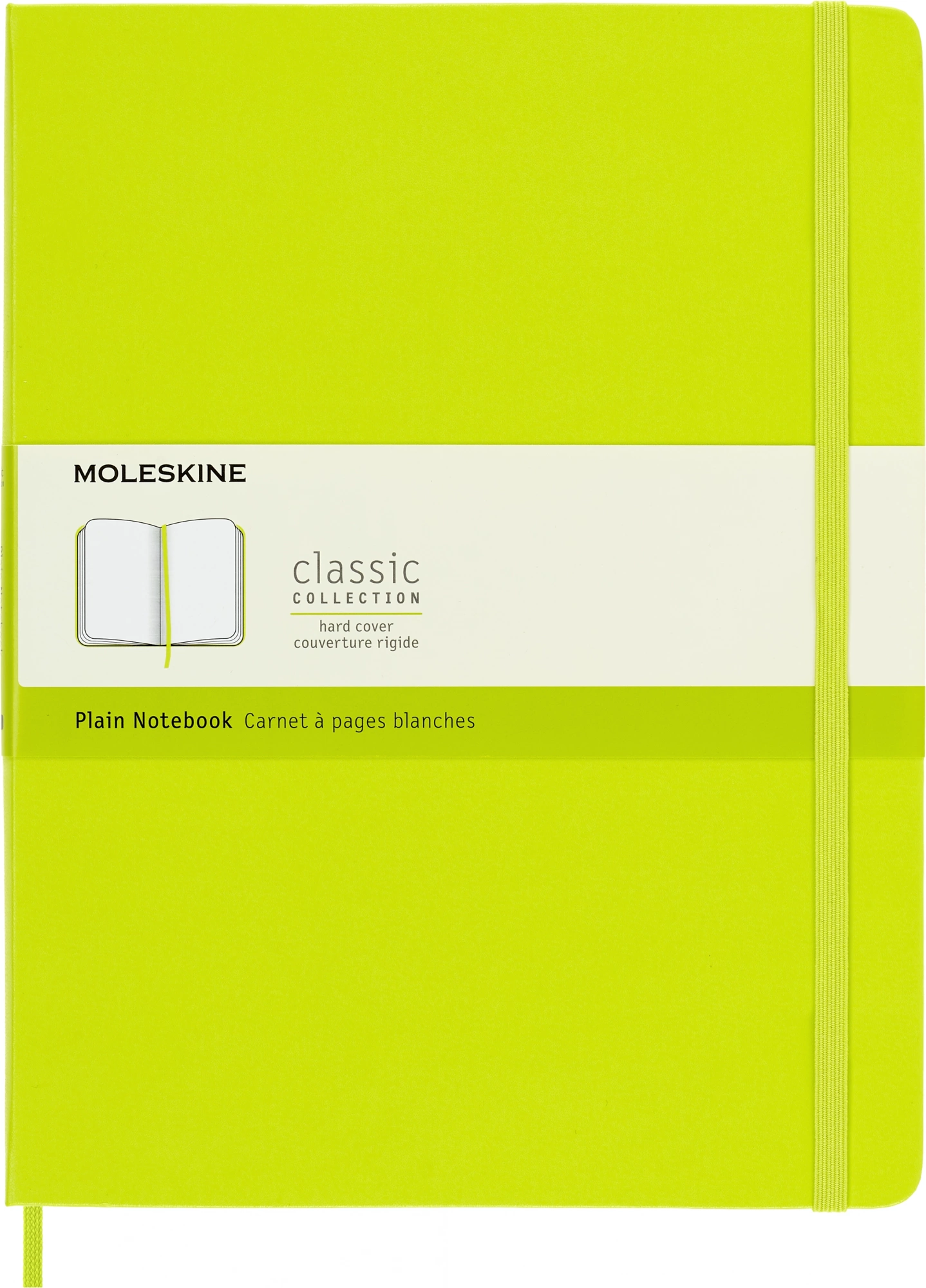 Блокнот Moleskine CLASSIC QP092C2 XLarge 190х250мм 192стр. нелинованный твердая обложка лайм