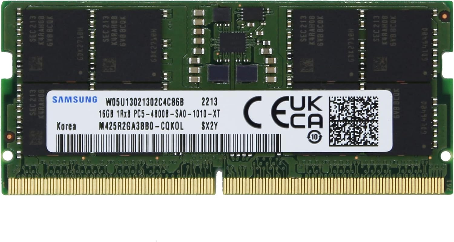 Память DDR5 16GB 4800MHz Samsung M425R2GA3BB0-CQK OEM PC5-38400 CL40 SO-DIMM 288-pin 1.1В dual rank OEM