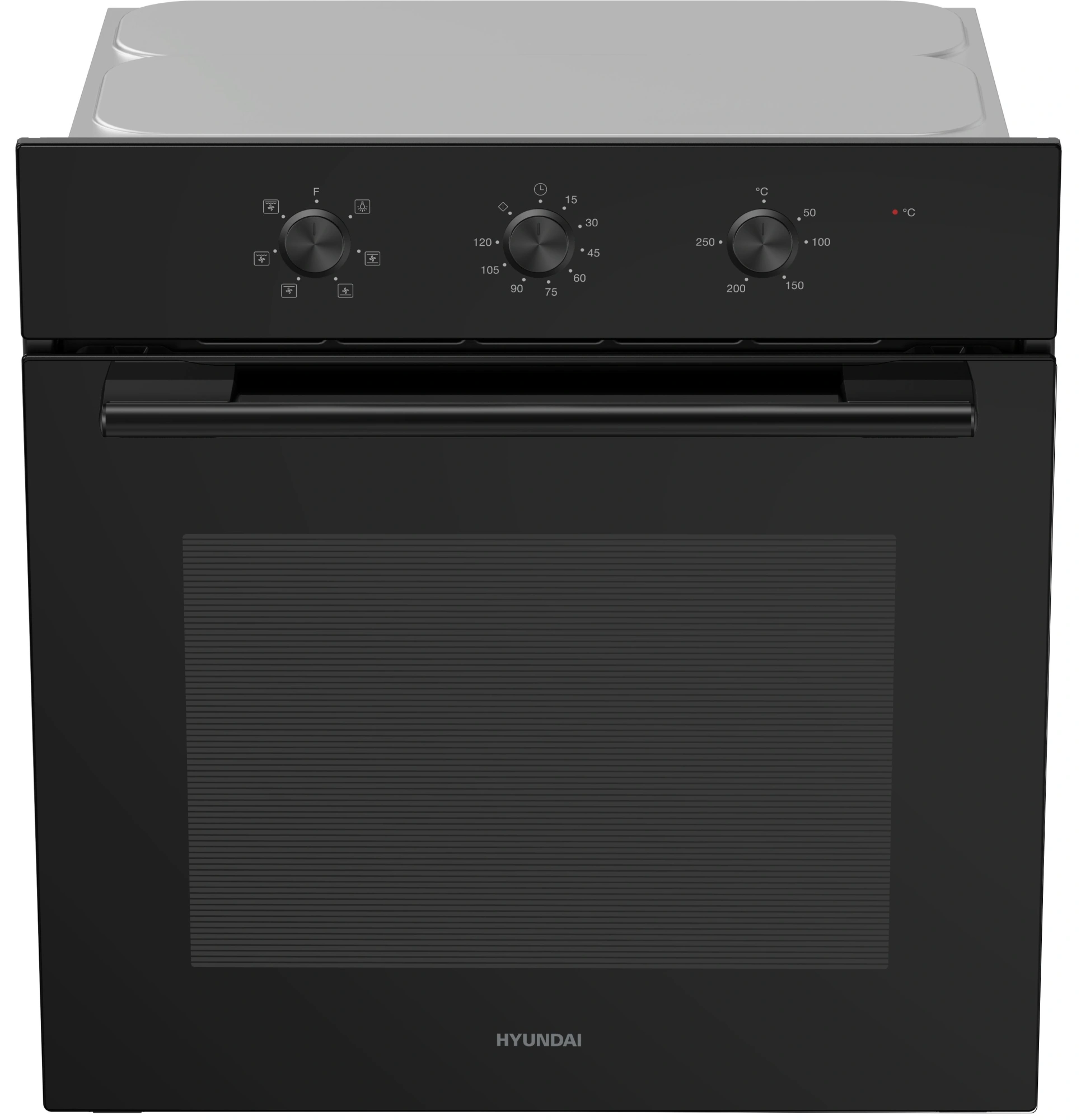 Духовой шкаф Электрический Hyundai HEO 66512 BG черный