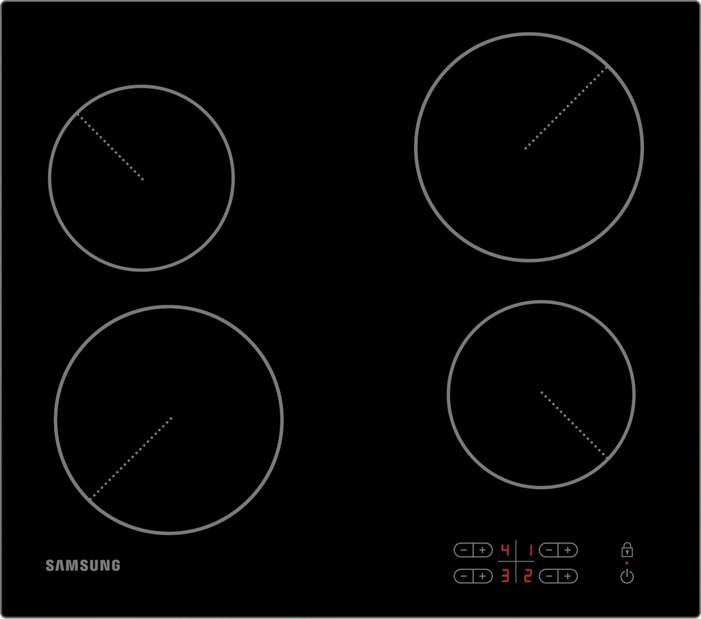 Варочная поверхность Samsung NZ64T3506AK/WT черный