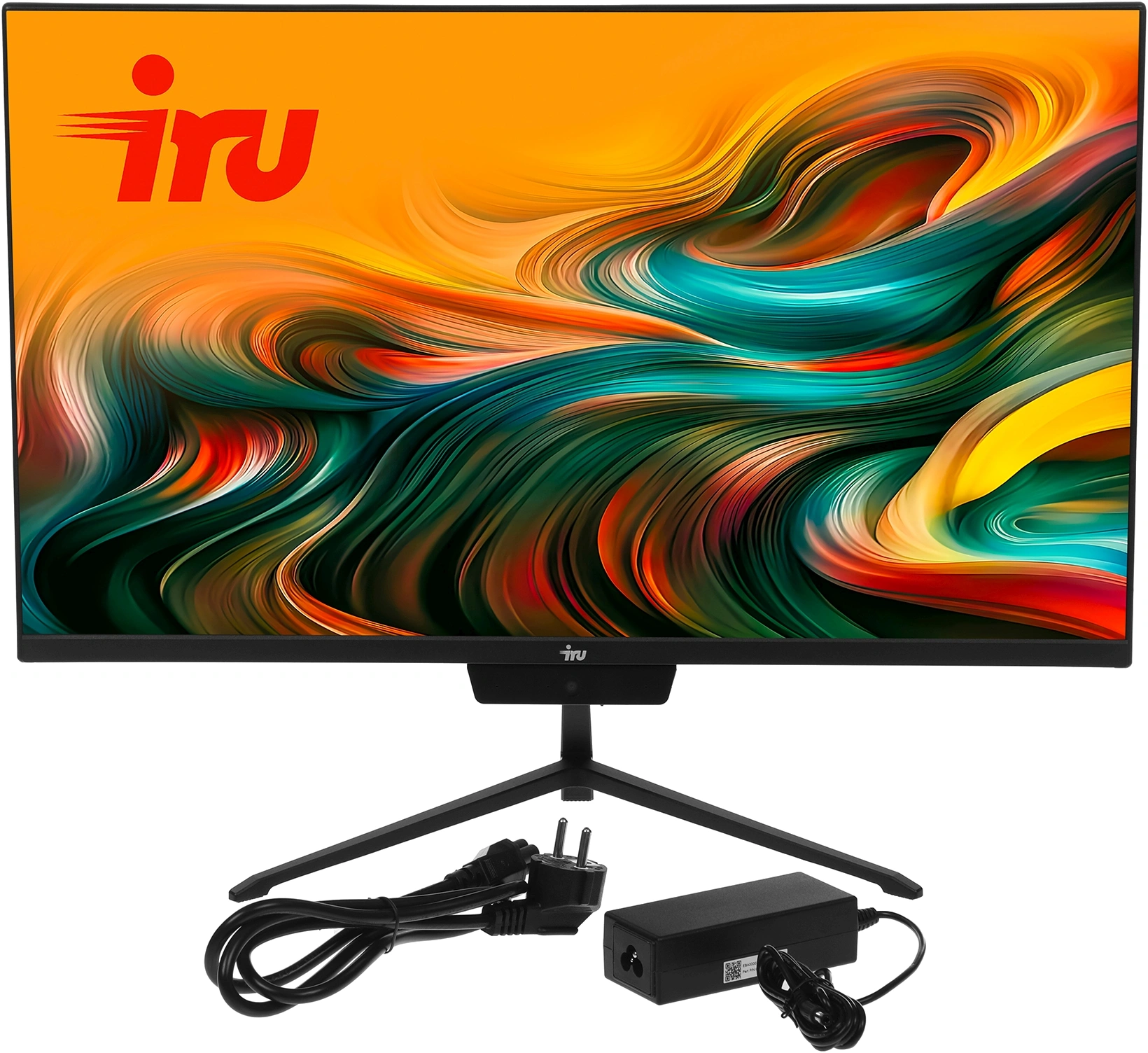 Моноблок IRU P233 23.8" Full HD i3 1220P (1.5) 16Gb SSD512Gb UHDG CR Windows 11 Pro 64 GbitEth WiFi BT 65W Cam черный 1920x1080