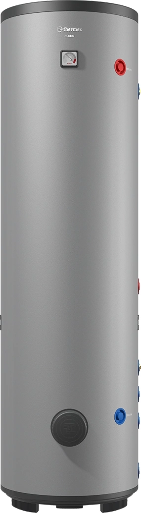 Водонагреватель Thermex Nixen 300 F (combi) 24кВт 300л через теплообменник напольный/серый