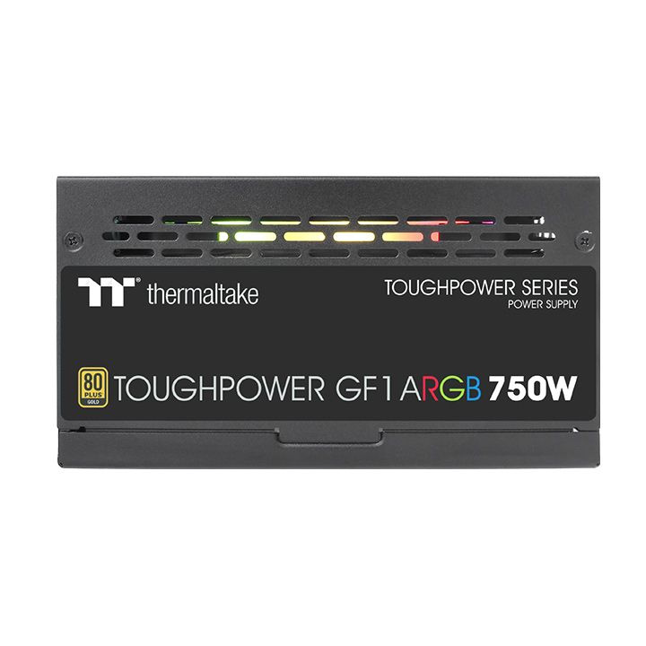 Блок питания Thermaltake ATX 750W Toughpower GF1 ARGB 80+ gold (20+4pin) APFC 140mm fan color LED 9xSATA Cab Manag RTL