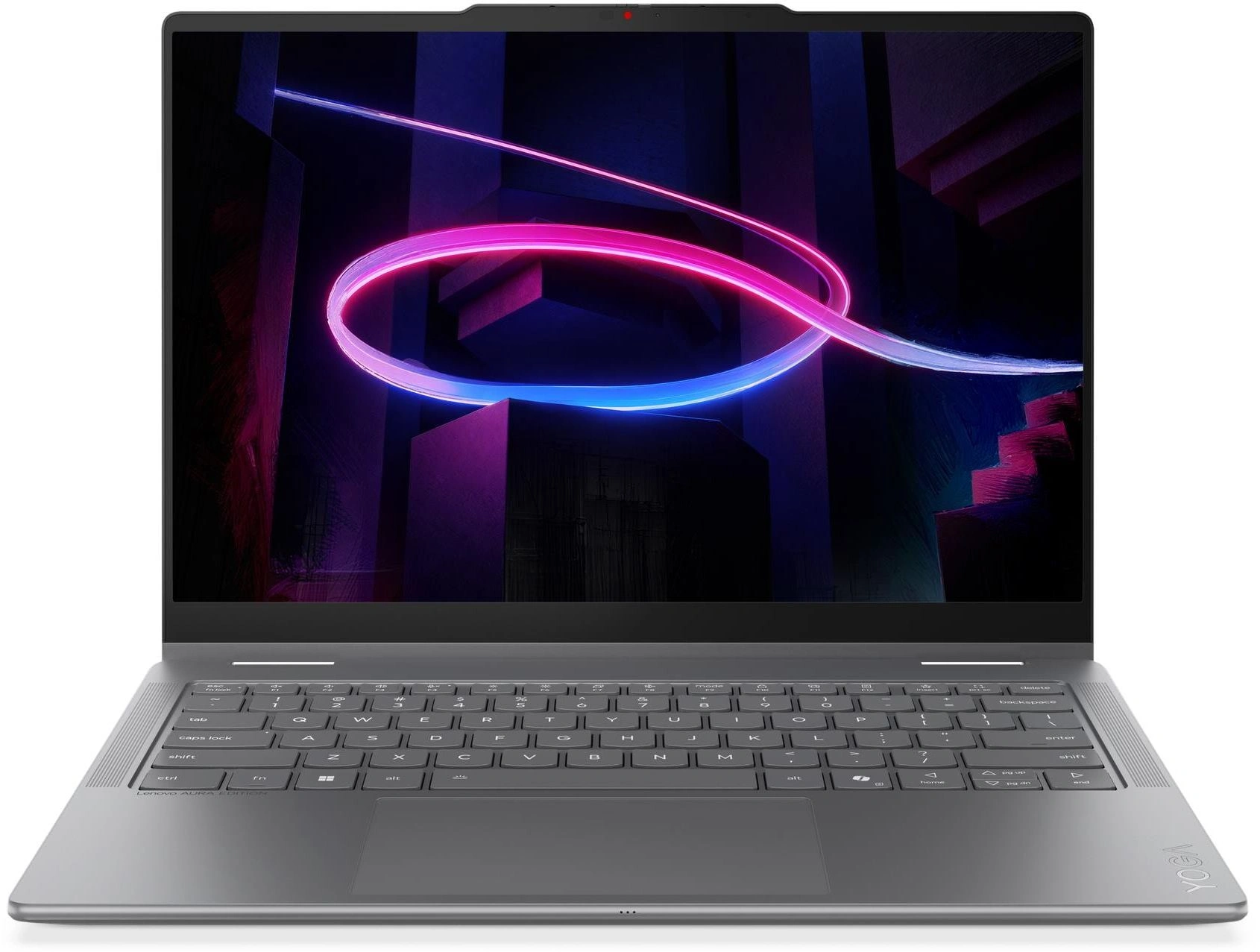 Ноутбук Lenovo Yoga 7 14IPH11 Core Ultra 5 325 16Gb SSD512Gb Intel Graphics 14" OLED Touch WUXGA (1920x1200) Windows 11 Home grey WiFi BT Cam (83TC0056RK)
