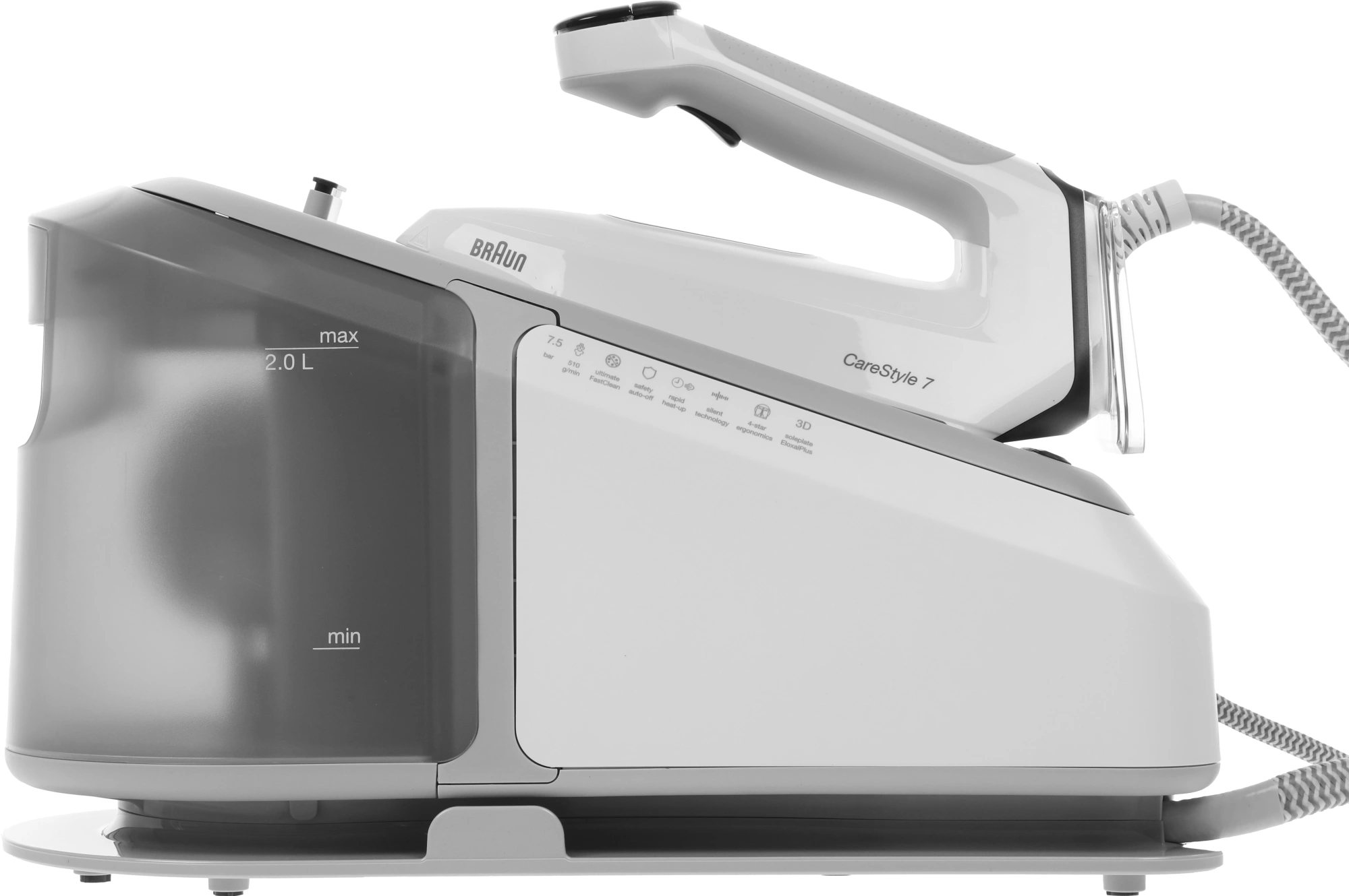 Парогенератор Braun CareStyle 7 IS7262GY 2700Вт серый