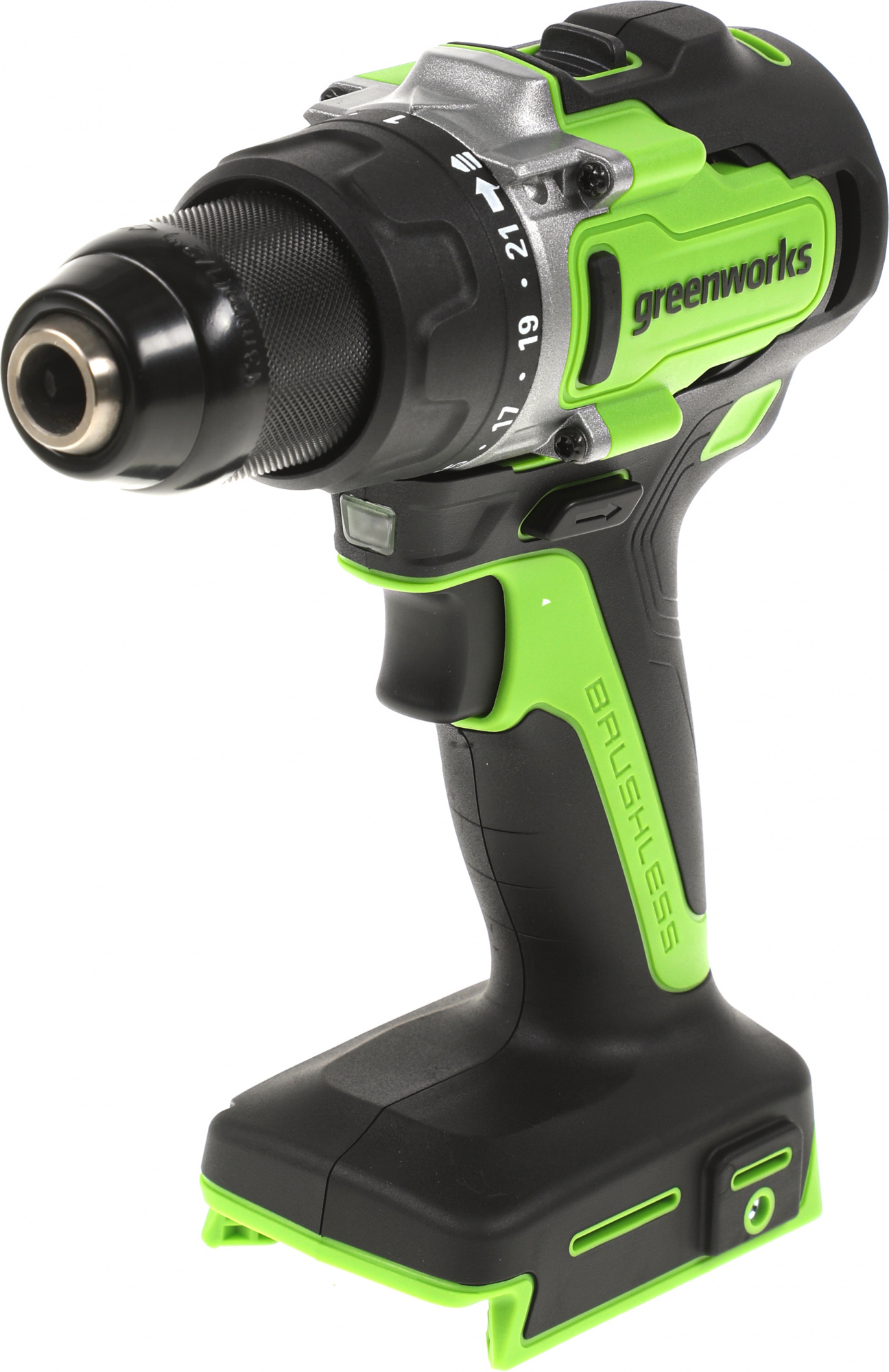 Дрель-шуруповерт Greenworks GD24DD90 аккум. патрон:быстрозажимной (3707507)