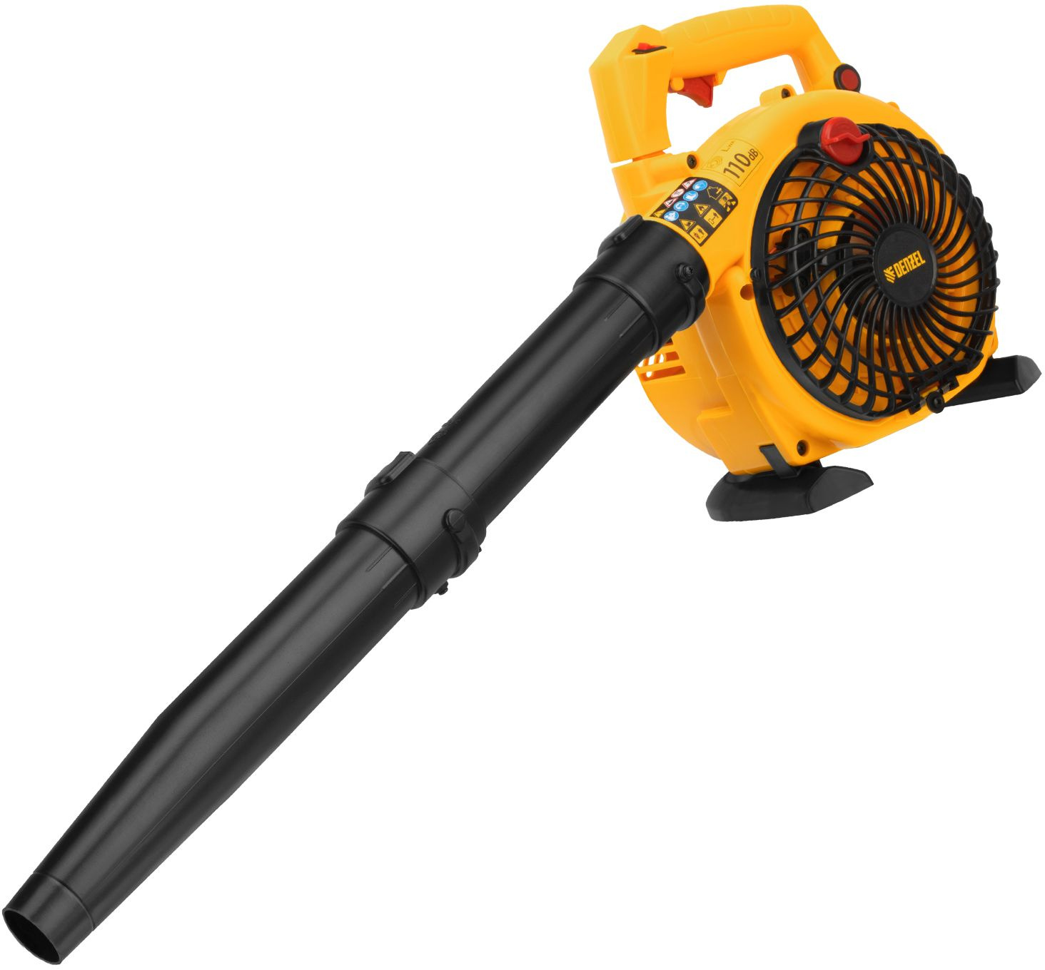 Воздуходувка-пылесос Denzel GL-260 желтый/черный