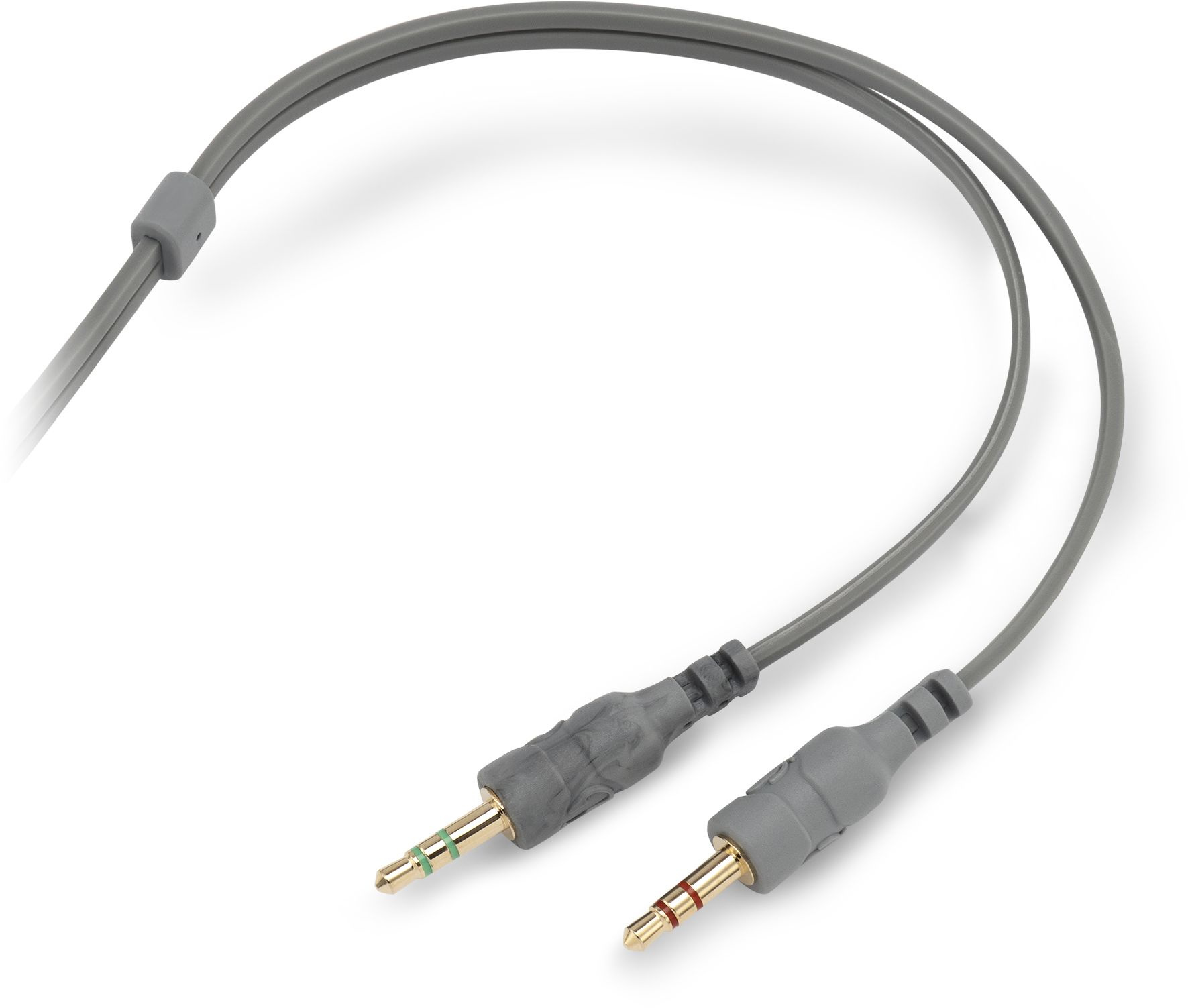 Наушники с микрофоном Оклик HS-L600 серый 1.8м мониторные оголовье (1532023)