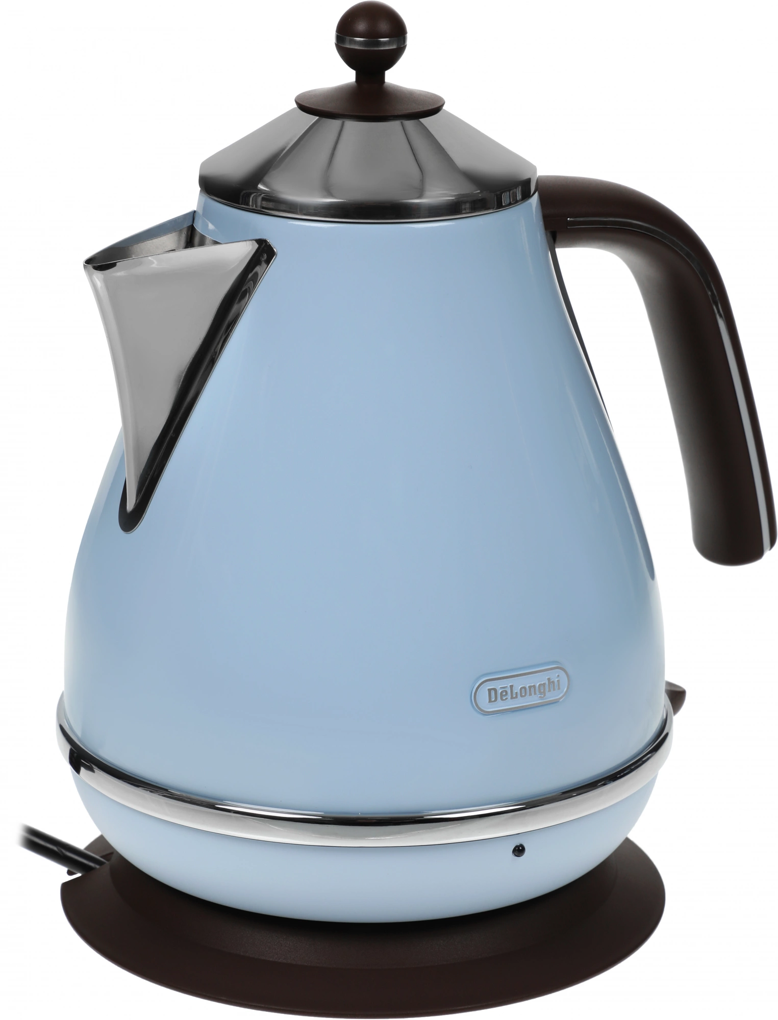 Чайник электрический Delonghi KBOV2001.AZ 1.7л. 2000Вт голубой корпус: металл/пластик