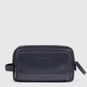Косметичка Piquadro Philip BY6021W136/BLU синий натур.кожа
