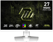 Монитор MSI 27" Mag 274QRFW E20 белый IPS LED 16:9 HDMI матовая HAS Piv 300cd 178гр/178гр 2560x1440 200Hz DP Quad 2K (1440p) 6.9кг