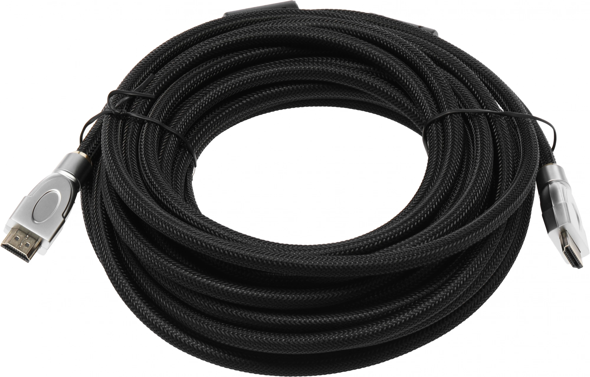 Кабель аудио-видео HDMI (m)/HDMI (m) 10м. феррит.кольца позолоч.конт. черный