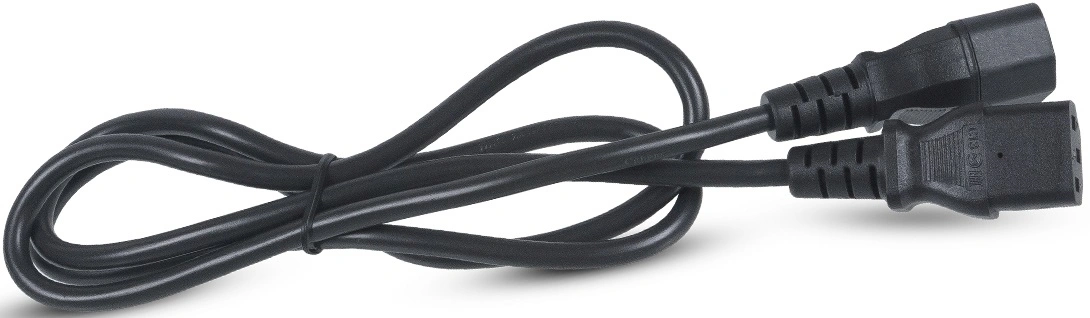 Шнур питания Cabeus PC-189-VDE-1.0-1.8M C13-С14 проводник.:3x1мм2 1.8м 220/250В 10А черный