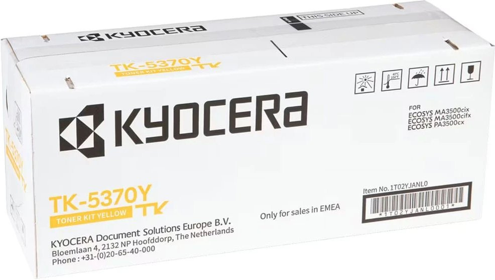 Картридж лазерный Kyocera TK-5370Y 1T02YJANL0 желтый (5000стр.) для Kyocera PA3500cx/MA3500cix/MA3500cifx
