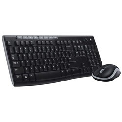 Клавиатура + мышь Logitech MK270 клав:черный мышь:черный USB беспроводная Multimedia (920-004518/920-003381)