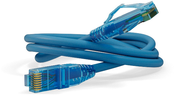 Патч-корд Hyperline PC-LPM-UTP-RJ45-RJ45-C6-2M-LSZH-BL UTP RJ-45 вил.-вилка RJ-45 кат.6 2м синий LSZH 24AWG