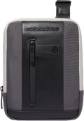 Сумка Piquadro Brief2 Special CA3084BR2S/GRN серая/черная нейлон/натур.кожа