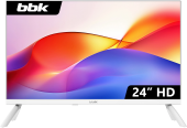 Телевизор LED BBK 24" 24LEM-1042/TS2C (W) белый HD 60Hz DVB-T2 DVB-C DVB-S2 USB (RUS)