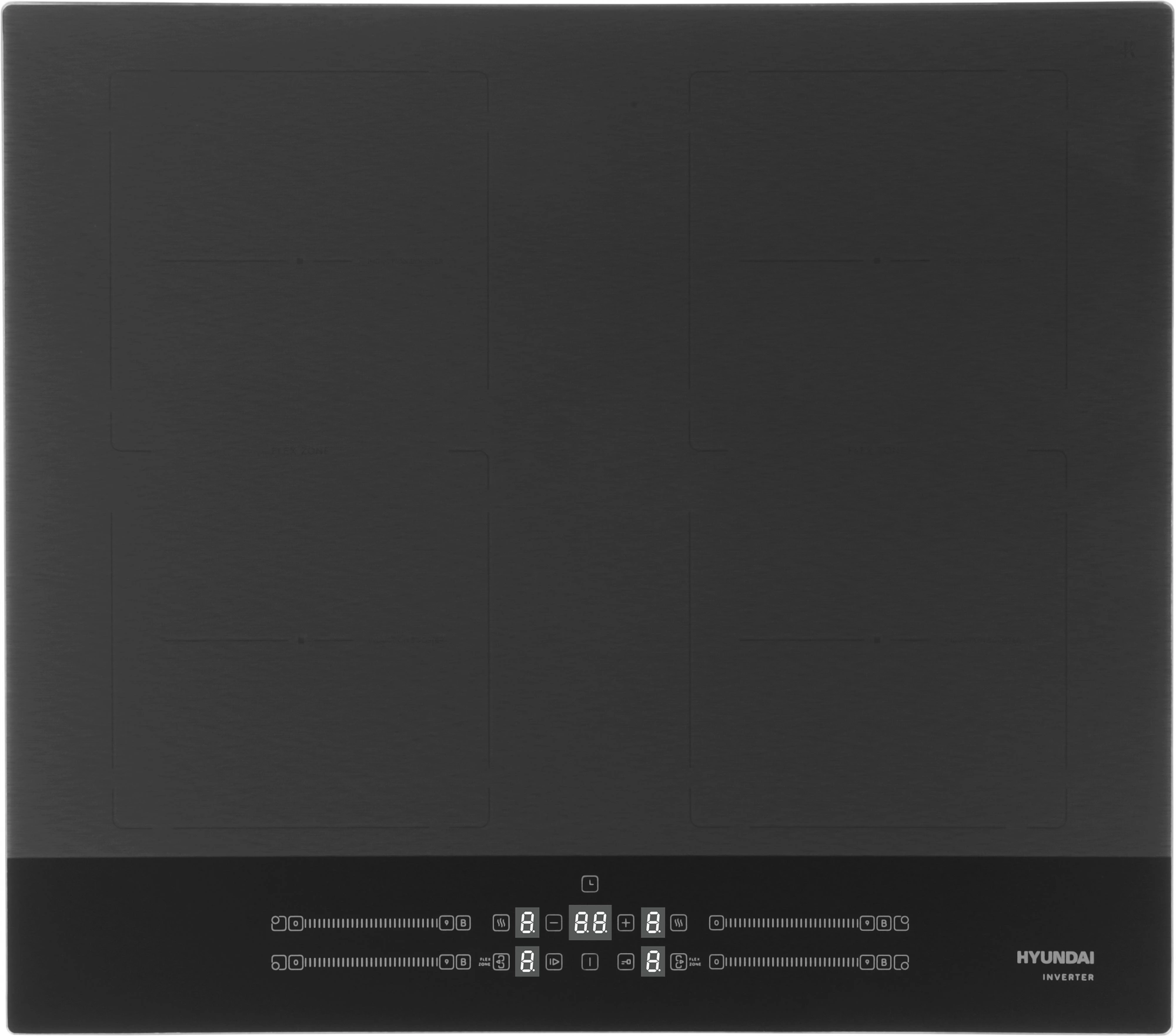 Индукционная варочная поверхность Hyundai HHI 6786 GR темно-серый
