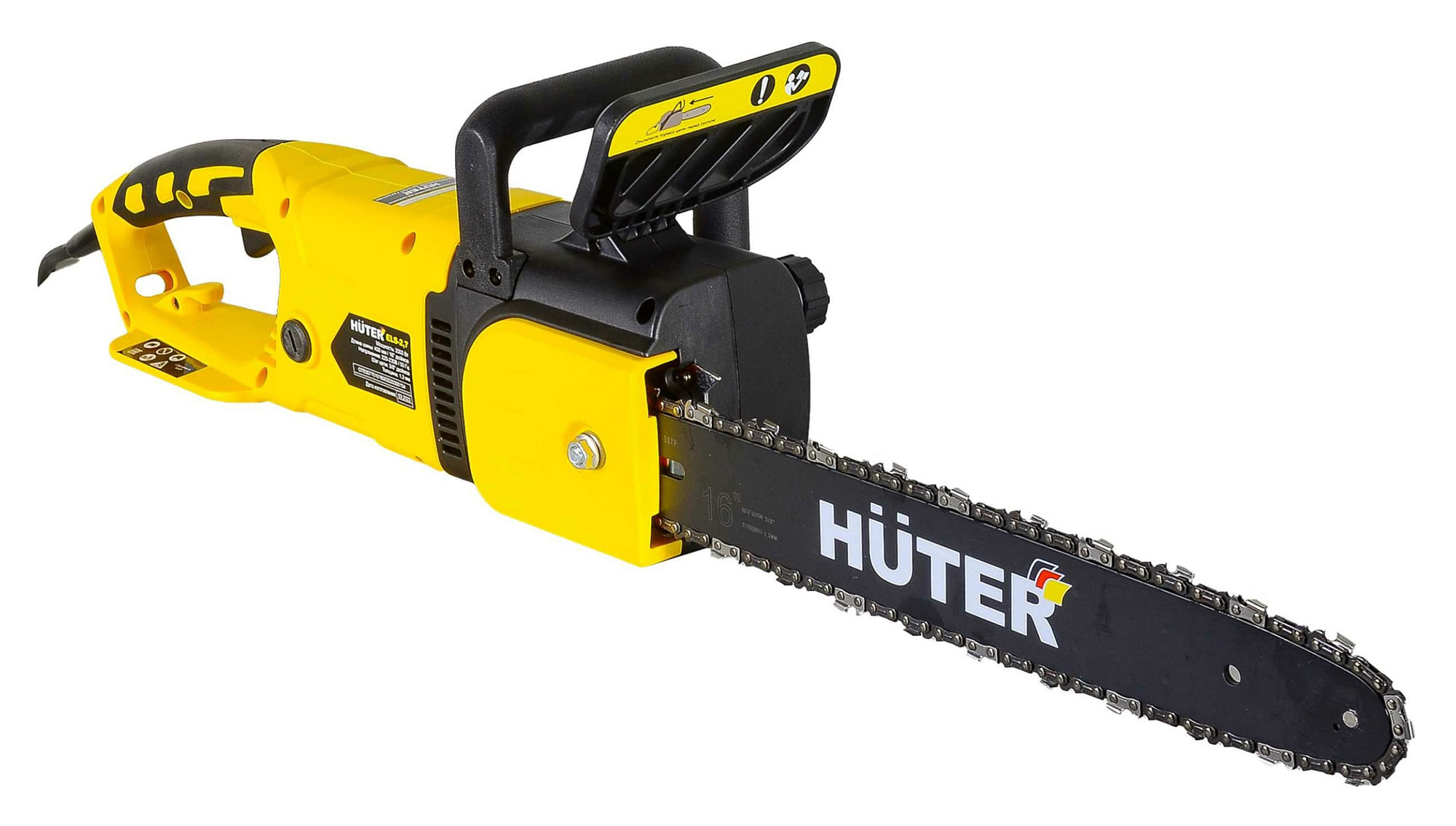 Цепная пила Huter ELS-2,7 от сети 2000Вт дл.шины:16" (40cm) (70/10/16)