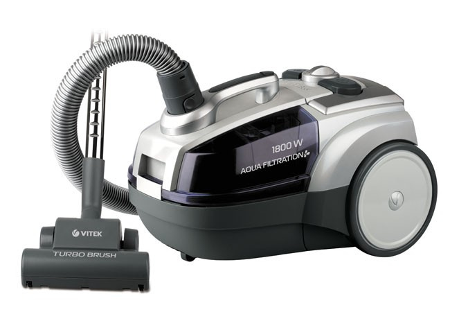 Пылесос Vitek VT-1833 PR 1800Вт жемчужный/синий