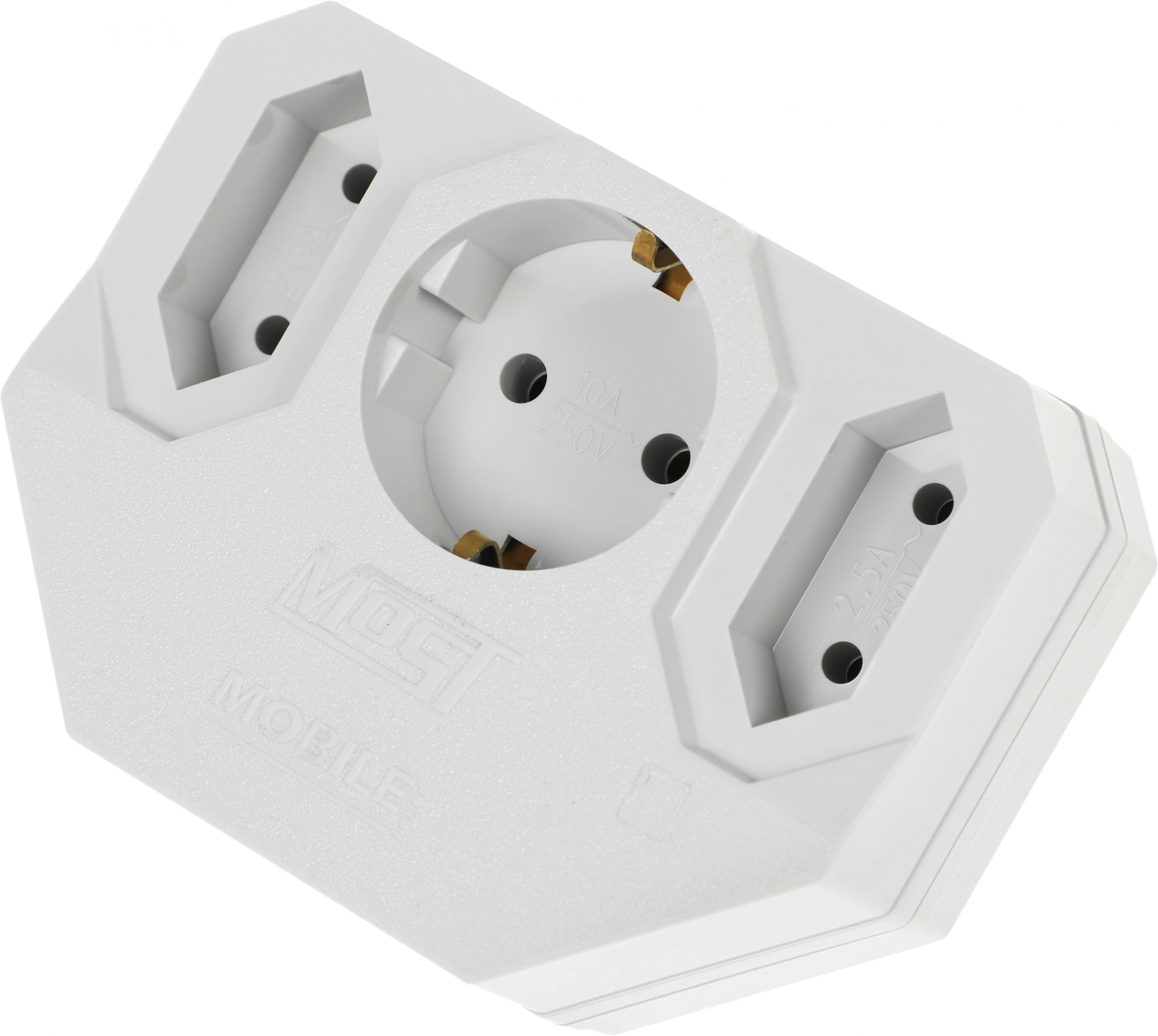 Сетевой фильтр Most MRG (3 розетки) белый (коробка)