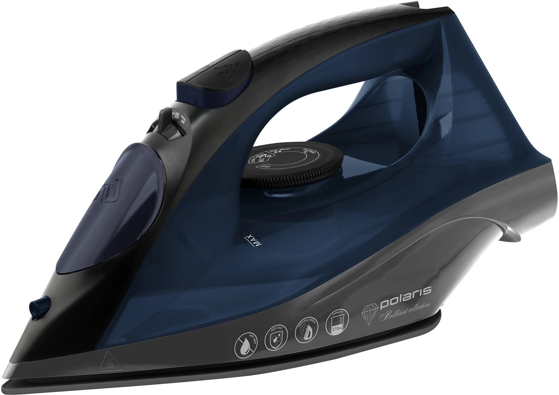 Утюг Polaris PIR 2430K 2400Вт синий/черный